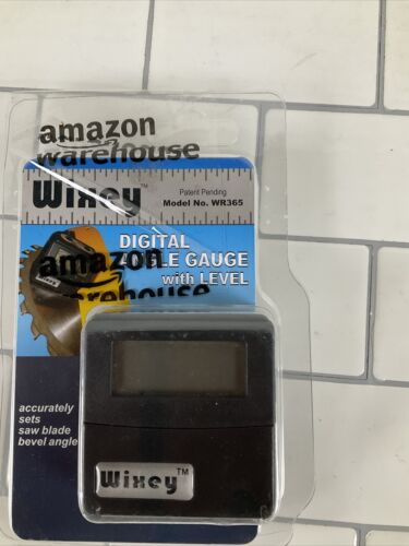 Wixey WR365 Digital Angle Gauge With Level And Flip Up Display (6922745774263)